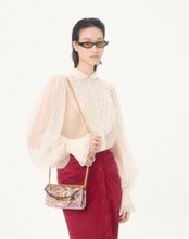 Load image into Gallery viewer, Locò Small Embroidered Shoulder Bag