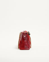 Load image into Gallery viewer, Panthea Medium Shoulder Bag In Suede And Nappa With Chevron Motif