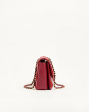 Load image into Gallery viewer, Djuna Medium Chain Bag In Suede And Nappa With Chevron Pattern
