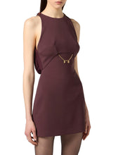 Load image into Gallery viewer, Dress in double layer crêpe and Georgette fabrics