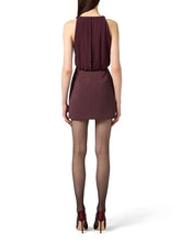 Load image into Gallery viewer, Dress in double layer crêpe and Georgette fabrics