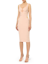 Load image into Gallery viewer, Bustier dress in bi-elastic fabric