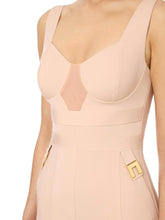 Load image into Gallery viewer, Bustier dress in bi-elastic fabric