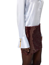 Load image into Gallery viewer, Dress made of satin and sequins