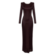 Load image into Gallery viewer, Red Carpet dress in shiny viscose jersey