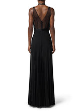 Load image into Gallery viewer, Red Carpet dress in tulle and jersey fabrics with crystals