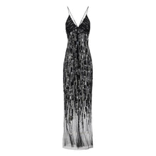 Load image into Gallery viewer, Red Carpet tulle dress with sequins