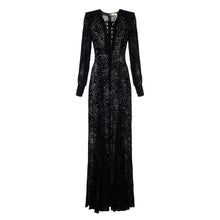 Load image into Gallery viewer, Red Carpet dress in burnout velvet