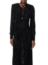 Load image into Gallery viewer, Red Carpet dress in burnout velvet