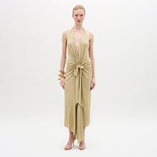 Load image into Gallery viewer, A woman wearing the Adara Dress on a white background