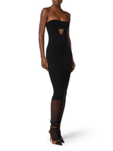 Load image into Gallery viewer, Dress in ribbed knit fabric with openwork details