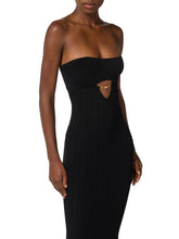 Load image into Gallery viewer, Dress in ribbed knit fabric with openwork details