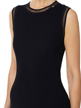 Load image into Gallery viewer, Dress in ribbed knit fabric with jewel logo