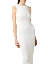 Load image into Gallery viewer, Dress in ribbed knit fabric with jewel logo
