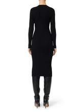 Load image into Gallery viewer, Dress in ribbed knit fabric with breast pocket