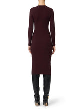Load image into Gallery viewer, Dress in ribbed knit fabric with breast pocket