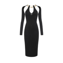 Load image into Gallery viewer, Knit dress with jewel snake