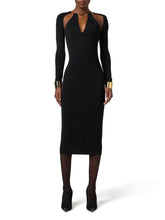 Load image into Gallery viewer, Knit dress with jewel snake