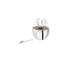 Load image into Gallery viewer, MOOD COFFEE Silver-Plated 6-Piece Espresso Spoon Set