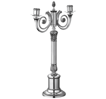 Load image into Gallery viewer, MALMAISON Silver-Plated Two Light Candlelabra