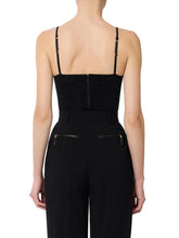 Load image into Gallery viewer, Stretch jersey bodysuit with draping