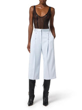 Load image into Gallery viewer, Bodysuit in stretch tulle fabric with vinyl details