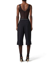 Load image into Gallery viewer, Bodysuit in tulle fabric with vinyl details