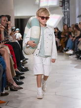 Load image into Gallery viewer, Leddis denim jacket with contrast stitching in organic cotton