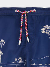 Load image into Gallery viewer, Ariel Palm Spring Print Swim Shorts