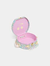 Load image into Gallery viewer, Jadore Suitcase Bag in Liberty fabric with cherry print in organic cotton