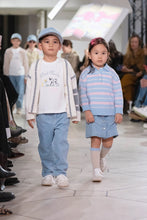 Load image into Gallery viewer, Bonpoint x Guest in Residence Louie unisex polo neck sweater cashmere in blue