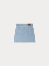 Load image into Gallery viewer, Bonpoint x Guest in Residence Dexie denim skirt with embroidery