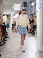 Load image into Gallery viewer, Bonpoint x Guest in Residence Dexie denim skirt with embroidery