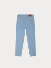 Load image into Gallery viewer, Bonpoint x Guest in Residence Eliott mixed denim trousers with embroidery