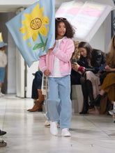 Load image into Gallery viewer, Bonpoint x Guest in Residence Eliott mixed denim trousers with embroidery
