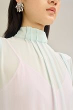 Load image into Gallery viewer, C5234019G-SILK-GATHER-SLEEVE-BLOUSE-MINT.PINK-SCANLANTHEODORE-4_1740010807