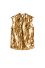 Load image into Gallery viewer, C5234081-FRENCH-TINSEL-FLORAL-TOP-GOLD-SCANLANTHEODORE-0_soxuhb_1738814314