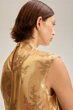 Load image into Gallery viewer, C5234081-FRENCH-TINSEL-FLORAL-TOP-GOLD-SCANLANTHEODORE-3_1740010872