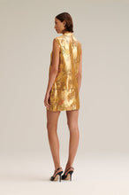 Load image into Gallery viewer, C5234081-FRENCH-TINSEL-FLORAL-TOP-GOLD-SCANLANTHEODORE-5_1740010759