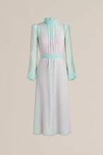 Load image into Gallery viewer, C5245406-SILK-GATHER-SLEEVE-DRESS-MINT.PINK-SCANLANTHEODORE-1_1739929014