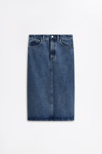 Load image into Gallery viewer, C6211011J-DENIM-MID-WAIST-PENCIL-SKIRT-JB.WASHED.INDIGO-SCANLANTHEODORE-1_1770674223