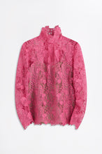 Load image into Gallery viewer, C6234151-LACE-FUNNEL-NECK-BLOUSE-PINK-SCANLANTHEODORE-1_1773359491
