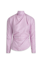 Load image into Gallery viewer, C6234182-SILK-POPPY-JACQUARD-BLOUSE-PALE.LILAC-SCANLANTHEODORE-0_1773359051