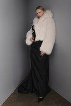 Load image into Gallery viewer, FAUX-FUR JACKET - ALABASTER