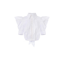 Load image into Gallery viewer, Balloon cotton poplin shirt