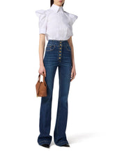 Load image into Gallery viewer, Balloon cotton poplin shirt