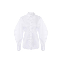 Load image into Gallery viewer, Cotton poplin shirt with bows