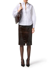 Load image into Gallery viewer, Cotton poplin shirt with bows