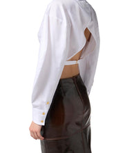 Load image into Gallery viewer, Cotton poplin shirt with bows