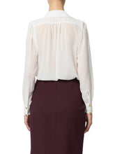 Load image into Gallery viewer, Blouse in georgette fabric with necklace